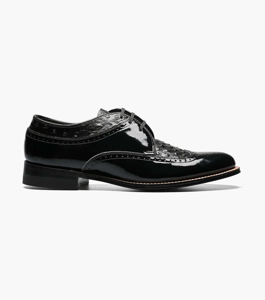 Stacy Adams Dayton Ostrich Wingtip Oxford