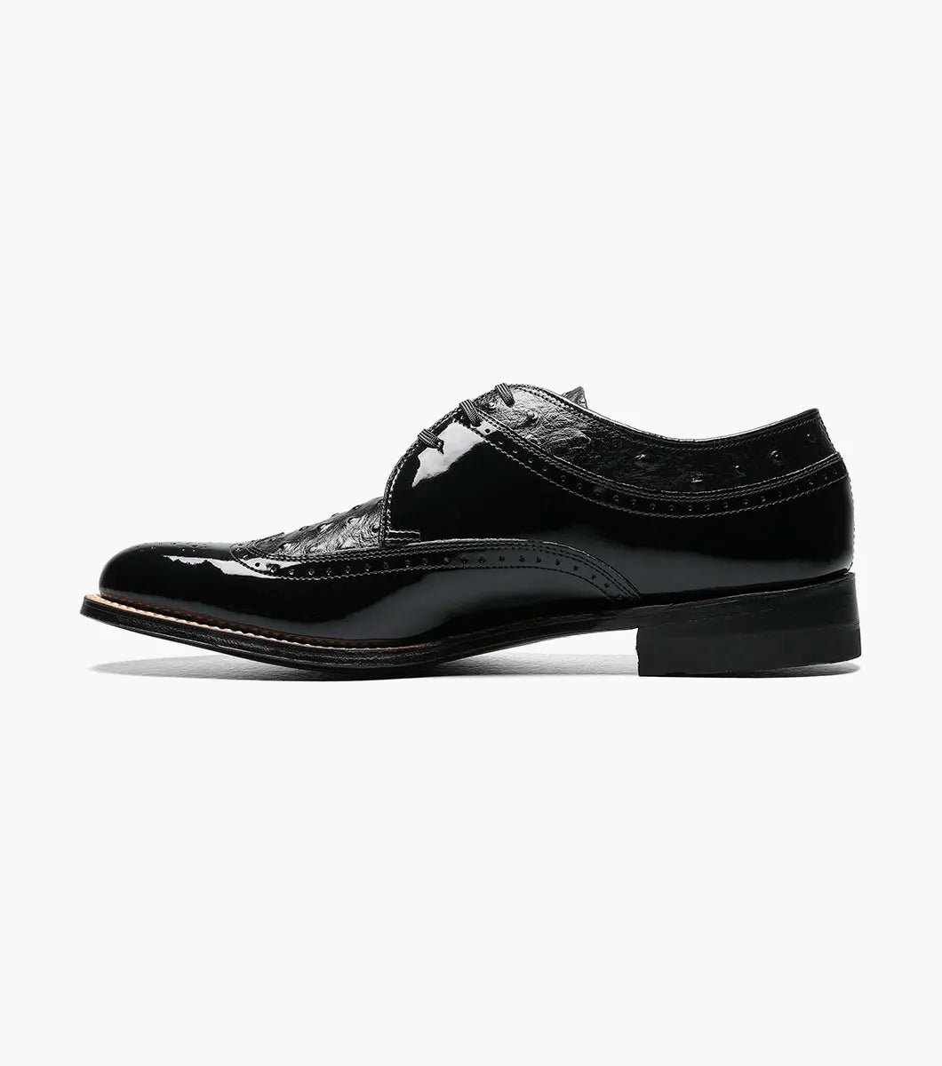 Stacy Adams Dayton Ostrich Wingtip Oxford