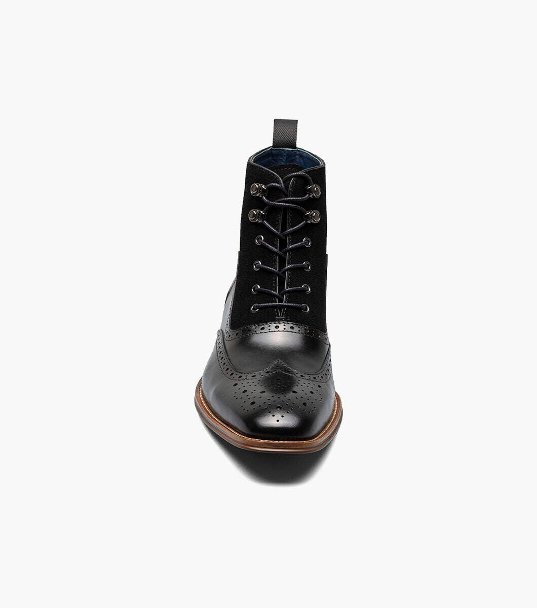 Stacy Adams Malone Wingtip Lace Up Boot