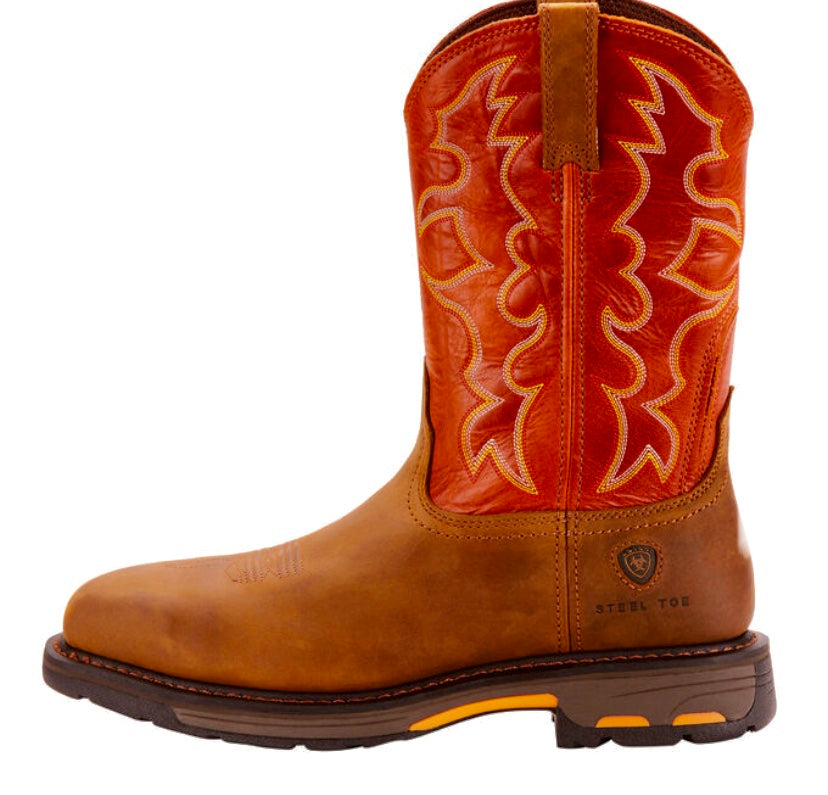 Ariat workhog square steel toe clearance boots